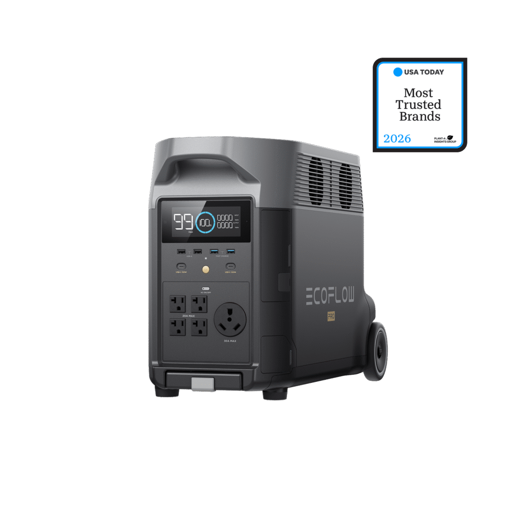 EcoFlow Delta Pro solar generator, real product photo