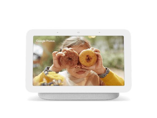 Google Nest Hub smart home display, real product photo