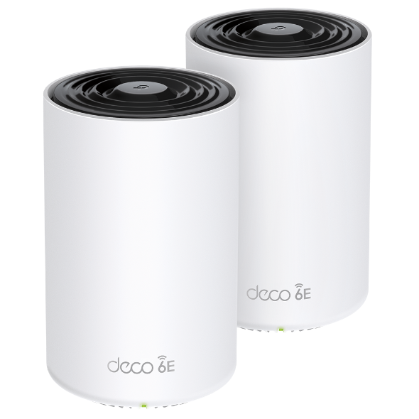 TP-Link Deco XE75 mesh WiFi router, real product photo